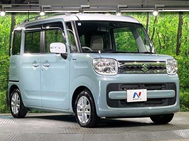 スペーシア ハイブリッドＸ　純正ナビ　両側電動ドア　全周囲カメラ　衝突被害軽減システム　禁煙車　シートヒーター　ドラレコ　コーナーセンサー　スマートキー　ＬＥＤヘッド　ビルトインＥＴＣ　純正１４インチアルミ　オートハイビーム（16枚目）