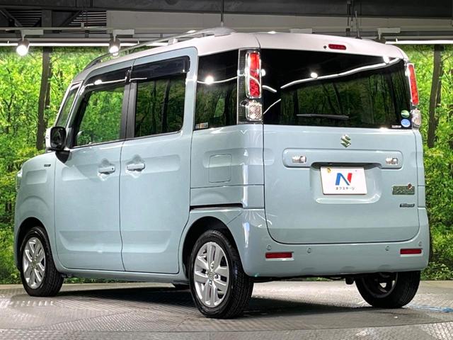 スペーシア ハイブリッドＸ　純正ナビ　両側電動ドア　全周囲カメラ　衝突被害軽減システム　禁煙車　シートヒーター　ドラレコ　コーナーセンサー　スマートキー　ＬＥＤヘッド　ビルトインＥＴＣ　純正１４インチアルミ　オートハイビーム（50枚目）