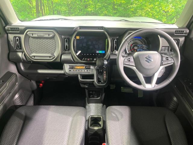 ハスラー タフワイルド　純正９インチナビ　全周囲カメラ　衝突被害軽減システム　レーダークルーズ　コーナーセンサー　スマートキー　ＬＥＤヘッド　純正１５インチアルミ　オートハイビーム　車線逸脱警報　オートライト　オートエアコン（2枚目）