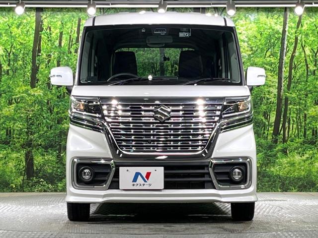 スペーシアカスタム ハイブリッドXS 純正ナビ 両側電動ドア 全周囲カメラ 衝突被害軽減システム 禁煙車 ハーフレザーシート シートヒーター ドラレコ コーナーセンサー スマートキー LEDヘッド ビルトインETC 純正15インチアルミ(14枚目)