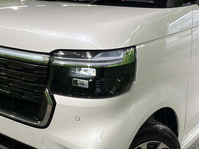 Ｎ－ＢＯＸカスタム ベースグレード　届出済未使用車　電動スライドドア　衝突被害軽減システム　レーダークルーズ　コーナーセンサー　スマートキー　ＬＥＤヘッド　純正１４インチアルミ　オートハイビーム　車線逸脱警報　オートライト（12枚目）