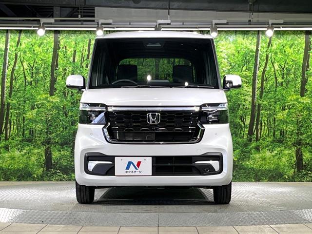 Ｎ－ＢＯＸカスタム ベースグレード　届出済未使用車　電動スライドドア　衝突被害軽減システム　レーダークルーズ　コーナーセンサー　スマートキー　ＬＥＤヘッド　純正１４インチアルミ　オートハイビーム　車線逸脱警報　オートライト（14枚目）