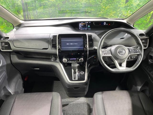 セレナ ハイウェイスター　ＶセレクションＩＩ　両側電動ドア　純正ＳＤナビ　後席モニター　全周囲カメラ　衝突被害軽減システム　禁煙車　コーナーセンサー　スマートキー　ＬＥＤヘッド　ビルトインＥＴＣ　クルコン　純正１６インチアルミ　オートライト（2枚目）