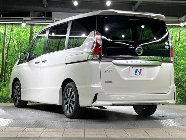 セレナ ハイウェイスター　ＶセレクションＩＩ　両側電動ドア　純正ＳＤナビ　後席モニター　全周囲カメラ　衝突被害軽減システム　禁煙車　コーナーセンサー　スマートキー　ＬＥＤヘッド　ビルトインＥＴＣ　クルコン　純正１６インチアルミ　オートライト（56枚目）