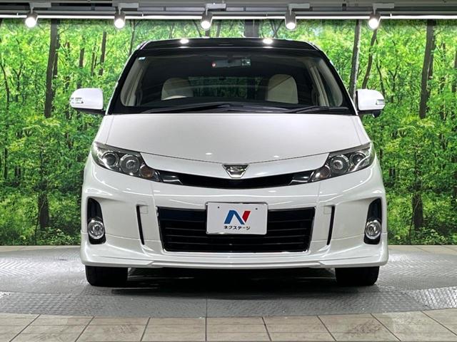 エスティマ アエラス　両側電動ドア　純正ＳＤナビ　後席モニター　ガラスルーフ　バックカメラ　禁煙車　ドラレコ　スマートキー　ＨＩＤヘッド　ビルトインＥＴＣ　クルコン　純正１８インチアルミ　オートライト（15枚目）