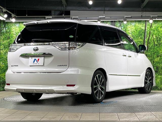 エスティマ アエラス　両側電動ドア　純正ＳＤナビ　後席モニター　ガラスルーフ　バックカメラ　禁煙車　ドラレコ　スマートキー　ＨＩＤヘッド　ビルトインＥＴＣ　クルコン　純正１８インチアルミ　オートライト（18枚目）