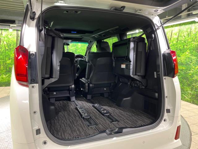 アルファード ２．５Ｓ　タイプゴールド　サンルーフ　両側電動ドア　純正ＳＤナビ　後席モニター　バックカメラ　衝突被害軽減システム　レーダークルーズ　禁煙車　電動リアゲート　ハーフレザーシート　ドラレコ　コーナーセンサー　スマートキー（57枚目）