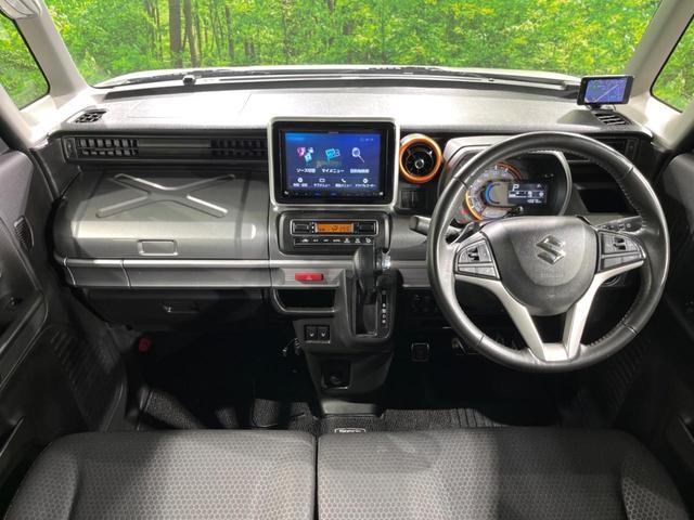 スペーシアギア ハイブリッドＸＺ　ターボ　両側電動ドア　純正ＳＤナビ　衝突被害軽減システム　レーダークルーズ　禁煙車　ドラレコ　コーナーセンサー　スマートキー　ＬＥＤヘッド　ビルトインＥＴＣ　純正１４インチアルミ　オートハイビーム（2枚目）