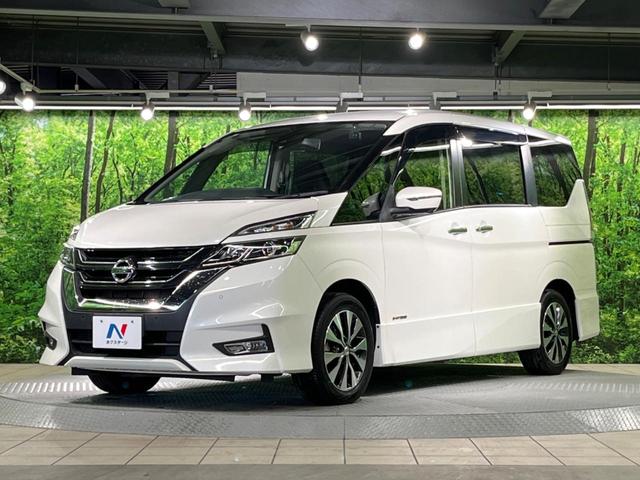 セレナ ハイウェイスター　ＶセレクションＩＩ　両側電動ドア　ＳＤナビ　後席モニター　全周囲カメラ　衝突被害軽減システム　レーダークルーズ　禁煙車　ドラレコ　コーナーセンサー　スマートキー　ＬＥＤヘッド　ビルトインＥＴＣ　純正１７インチアルミ（17枚目）