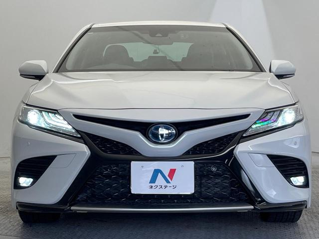 カムリ WSレザーパッケージ 純正ナビ バックカメラ カラーヘッドアップディスプレイ ブラインドスポットモニター プリクラッシュセーフティ レーダークルーズコントロール オートブレーキホールド シートヒーター パワーシート ETC(15枚目)