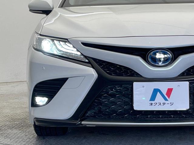 カムリ WSレザーパッケージ 純正ナビ バックカメラ カラーヘッドアップディスプレイ ブラインドスポットモニター プリクラッシュセーフティ レーダークルーズコントロール オートブレーキホールド シートヒーター パワーシート ETC(23枚目)