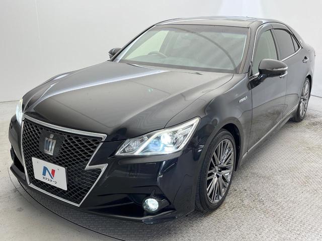 クラウンハイブリッド アスリートＧ　禁煙車　アドバンスパッケージ　ムーンルーフ　ＨＩＤヘッドライト　純正１８インチスパッタリングＡＷ　ＴＯＭＳステアリング　電動チルトテレスコピック　黒革　ベンチレーション　スーパーライブ　シートメモリー（73枚目）