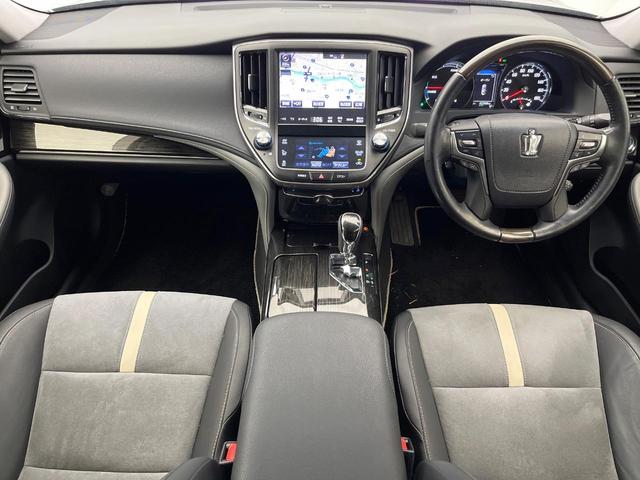 クラウンハイブリッド アスリートS J-フロンティア 純正SDナビ バックカメラ クリアランスソナー レーダークルーズコントロール ステアリングヒーター シートヒーター パワーシート LEDヘッドライト オートエアコン オートライト ETC(2枚目)