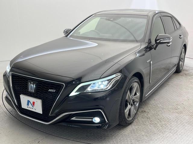 クラウンハイブリッド ＲＳアドバンス　ムーンルーフ　カラーヘッドアップディスプレイ　バックカメラ　ブラインドスポットモニター　衝突被害軽減システム　レーダークルーズ　ドラレコ　ＬＥＤヘッド　ビルトインＥＴＣ　純正１８インチアルミ（27枚目）