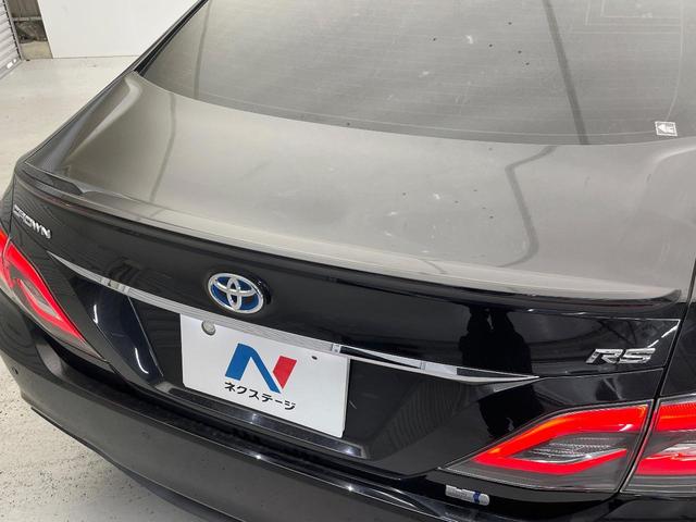 クラウンハイブリッド ＲＳアドバンス　ムーンルーフ　カラーヘッドアップディスプレイ　バックカメラ　ブラインドスポットモニター　衝突被害軽減システム　レーダークルーズ　ドラレコ　ＬＥＤヘッド　ビルトインＥＴＣ　純正１８インチアルミ（32枚目）