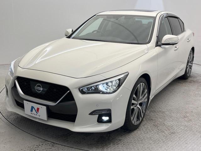 スカイライン ＧＴ　タイプＳＰ　禁煙車　サンルーフ　純正ナビ　衝突被害軽減システム　ドラレコ　ＥＴＣ　純正１９インチアルミ　オートハイビーム　レーダークルーズコントロール　ＬＥＤヘッドライト　メモリー機能付きパワーシート（41枚目）