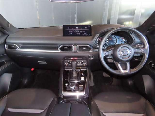 CX-8 2.5 25S スポーツ アピアランス 禁煙・衝突被害軽減ブレーキ(前後)・AT誤発進抑制制御・360°ビューモニター・オートホールド機能・10インチマツコネナビ・Apple Carplay/Android Auto・パワーリフトゲート(9枚目)