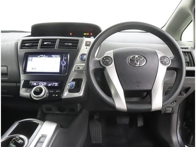 プリウスアルファ Ｓ　フルセグ　メモリーナビ　ＤＶＤ再生　ミュージックプレイヤー接続可　バックカメラ　ＥＴＣ　乗車定員７人　３列シート（8枚目）