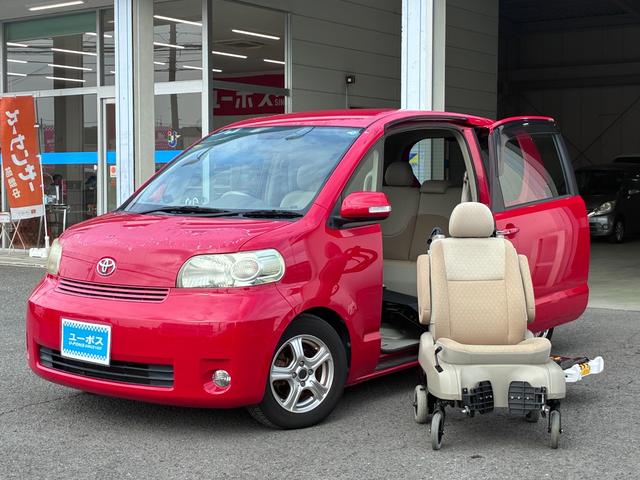 ポルテ ベースグレード「150r」のウェルキャブ車「サイドアクセス車 脱着シート仕様 Aタイプ 手動介護式」 ETC 左パワスラ 社外AW(7枚目)