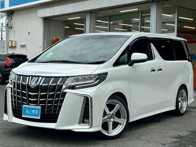 アルファードハイブリッド SR Cパッケージ 禁煙 サンルーフ 車高調 ワーク20インチアルミ リアエンター JBL メーカーナビ フルセグTV 全周囲モニター CD BSM デジタルインナーミラー フリップダウンモニター 両側電動スライドドア(9枚目)