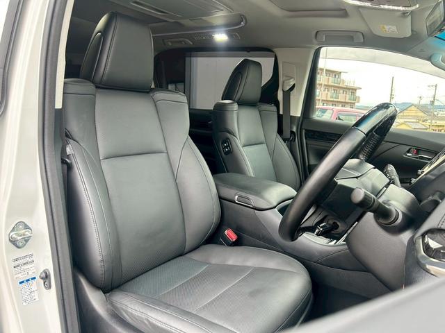 アルファードハイブリッド SR Cパッケージ 禁煙 サンルーフ 車高調 ワーク20インチアルミ リアエンター JBL メーカーナビ フルセグTV 全周囲モニター CD BSM デジタルインナーミラー フリップダウンモニター 両側電動スライドドア(14枚目)