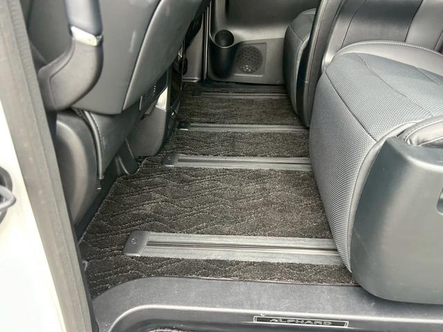 アルファードハイブリッド SR Cパッケージ 禁煙 サンルーフ 車高調 ワーク20インチアルミ リアエンター JBL メーカーナビ フルセグTV 全周囲モニター CD BSM デジタルインナーミラー フリップダウンモニター 両側電動スライドドア(44枚目)