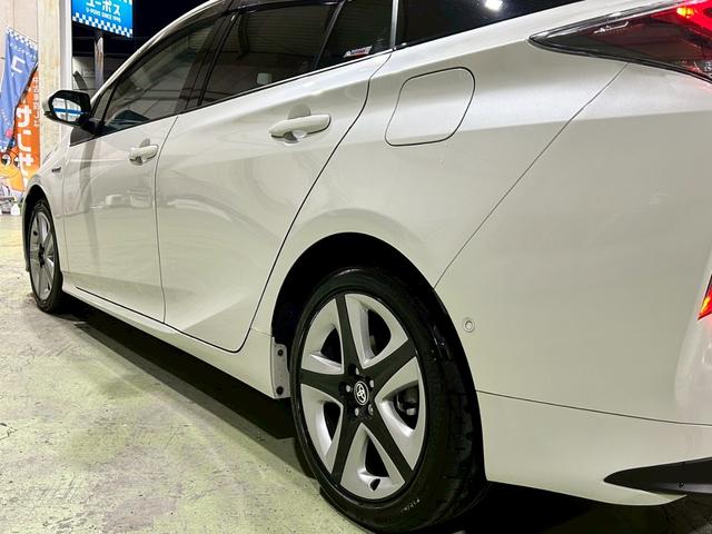 プリウス Aツーリングセレクション 禁煙 衝突軽減 フルセグナビ バックモニター BSM HUD ソナー スマートキー ドラレコ LEDヘッドライト シートヒーター ETC ナビ/NSZT-W66T(45枚目)