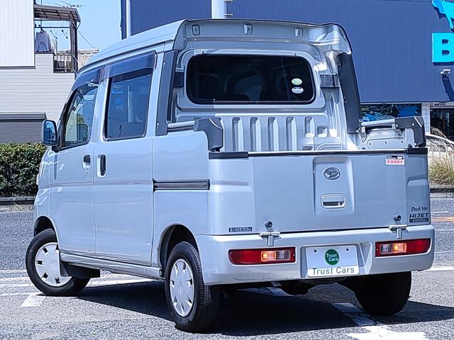 ハイゼットカーゴ デッキバン　／ユーザー買取車／ナビ／前後ドライブレコーダー／走行４４５５８ｋｍ／オートマ／エアコン／パワステ／積載２５０Ｋｇ／パワーウィンドウ光軸調整ダイヤル／ダブルエアバッグ／ドアバイザー／（9枚目）