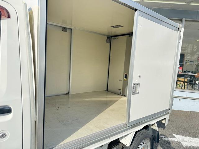 ハイゼットトラック カラー鋼板簡易保冷車ハイR/キーレス/パワーウィンドウ/箱内寸法 長さ179cm幅135cm高さ121cm(46枚目)