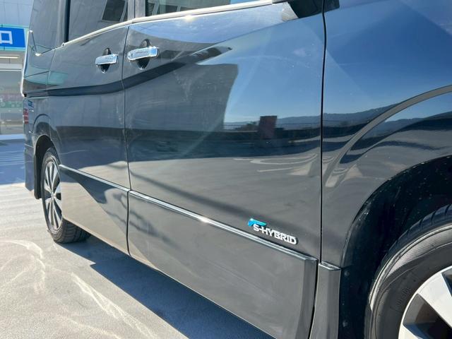 セレナ ハイウェイスター　Ｖセレクション　クルーズコントロール・ＢｌｕｅｔｏｏｔｈＡｕｄｉｏ対応・バックモニター・ビルトインＥＴＣ・プッシュスタート・後部座席エアコン・後部座席モニター・ドライブレコーダー両側パワースライドドア（77枚目）