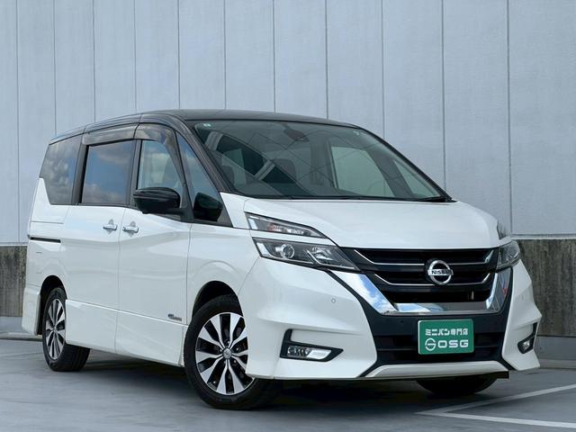 セレナ ハイウェイスター　両側パワースライドドア・後部座席エアコン・クルーズコントロール・プッシュスタート・地デジ対応ナビ・ＥＴＣ・バックモニター・３列シート・ＢｌｕｅｔｏｏｔｈＡｕｄｉｏ対応・パーキングアシスト（55枚目）