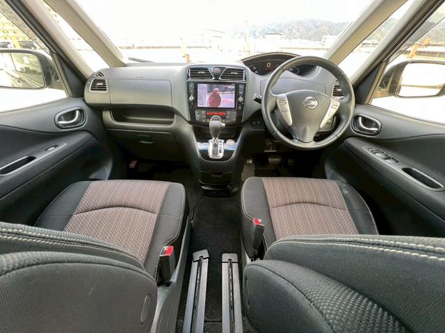 セレナ ハイウェイスター　Ｖセレ＋セーフティＩＩ　ＳＨＶ　地デジ対応ナビ・後部座席エアコン・後部座席モニター・ＢｌｕｅｔｏｏｔｈＡｕｄｉｏ対応・クルーズコントロール・両側パワースライドドアバックカメラ・プッシュスタート・ビルトインＥＴＣ（6枚目）