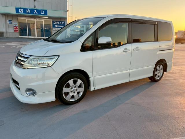 セレナ ハイウェイスター 地デジ対応純正ナビ・バックカメラ・ビルトインETC・両側パワースライドドア・インテリキー・純正アルミホイール・ディスチャージヘッドライト・オートエアコン・オートライト・(53枚目)