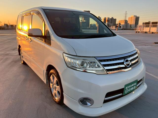 セレナ ハイウェイスター 地デジ対応純正ナビ・バックカメラ・ビルトインETC・両側パワースライドドア・インテリキー・純正アルミホイール・ディスチャージヘッドライト・オートエアコン・オートライト・(59枚目)