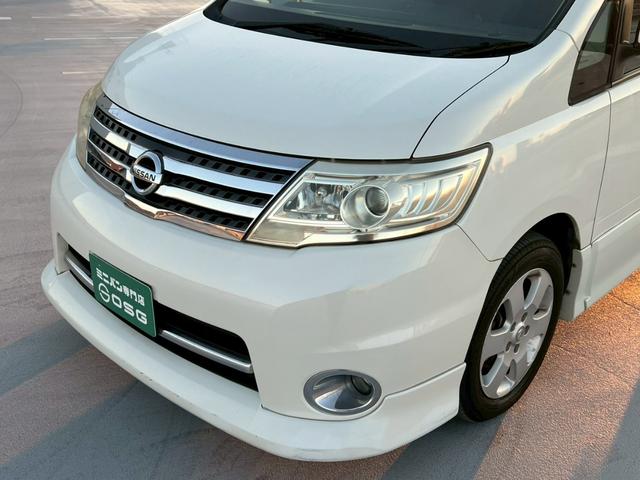 セレナ ハイウェイスター 地デジ対応純正ナビ・バックカメラ・ビルトインETC・両側パワースライドドア・インテリキー・純正アルミホイール・ディスチャージヘッドライト・オートエアコン・オートライト・(79枚目)