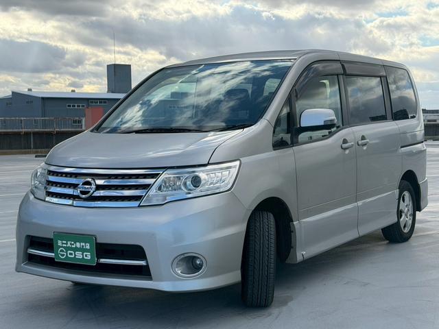 セレナ ハイウェイスター Vセレクション 禁煙車・盗難防止措置・フルフラットシート・地デジ対応ナビ・ダブルエアコン・バックカメラ・3列シート・純正ナビ・両側パワースライドドア・インテリキー・ETC・フルセグ(62枚目)