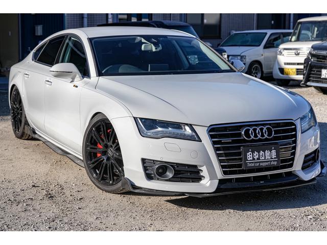 A7スポーツバック 3.0TFSIクワトロ 純正ナビ/ETC/バックカメラ/Bluetooth/ABTフロントエアロ/ローダウン/20インチ純正AW/ブラックレザーシート/シートヒーター/BOSEサウンド/コーティング施工済み/電動リアゲート(11枚目)