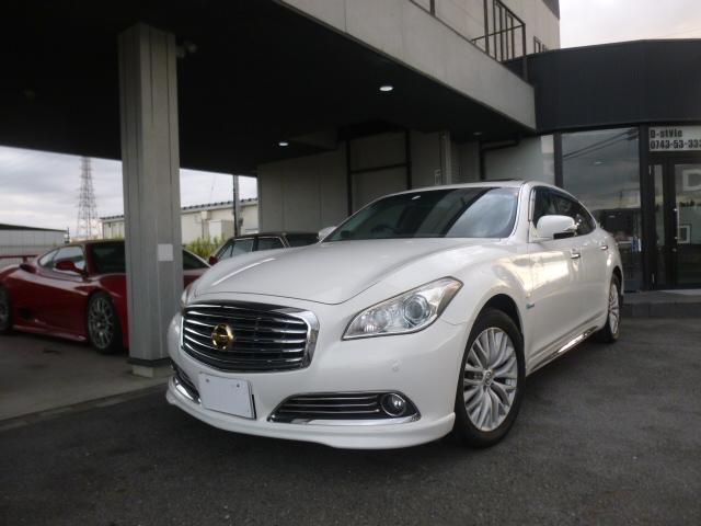 シーマ ハイブリッド　ＶＩＰ　フロントスポイラー　リアトランクスポイラー　オートクルーズコントロール　車線はみだしアラート　ＶＩＰ専用シート　ＨＯＴ　ＣＯＯＬシート（2枚目）