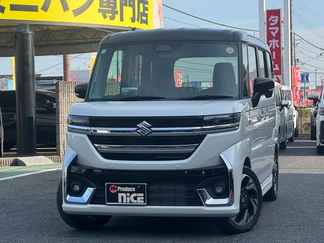 スペーシアカスタム ハイブリッドXS 純正15インチアルミ!両側電動スライド!コーナーセンサー!LEDヘッドライト!電動格納ミラー!クルーズコントロール!電動サイドブレーキ!ヘッドアップディスプレイ!シートヒーター!(12枚目)