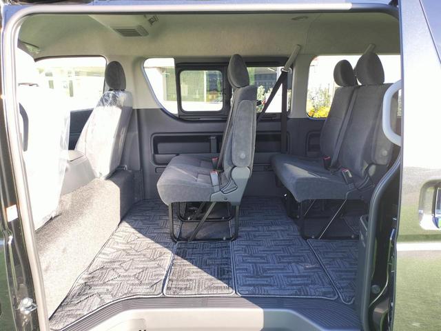 ハイエースワゴン GL ロング ミドルルーフ/プリクラッシュセーフティ/電動スライドドア/デジタルインナーミラー/LEDヘッドライト/新車保証書付/走行36km/パーキングサポートブレーキ/100Vコンセント(54枚目)