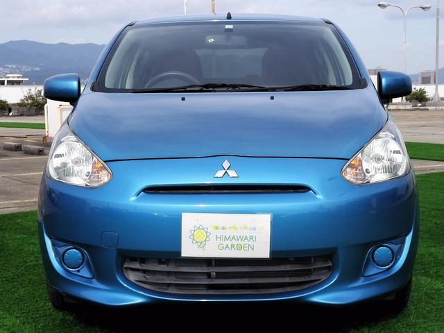 ミラージュ M キーレス ETC 車検整備付き アイドリングストップ エアコン パワステ 電動格納ミラー 走行46650km ミデアムブルーパール(11枚目)