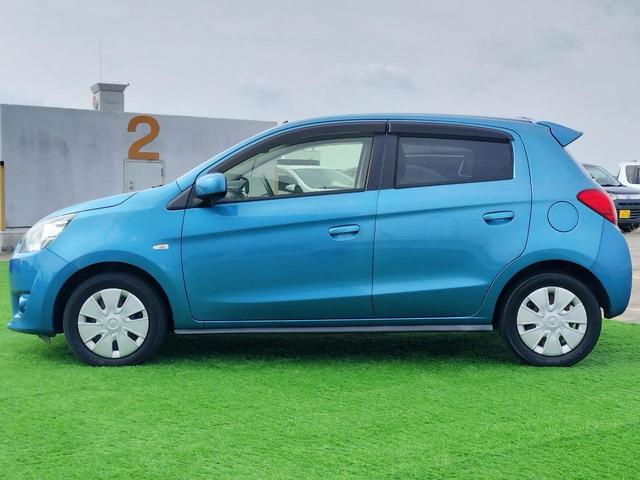 ミラージュ M キーレス ETC 車検整備付き アイドリングストップ エアコン パワステ 電動格納ミラー 走行46650km ミデアムブルーパール(17枚目)