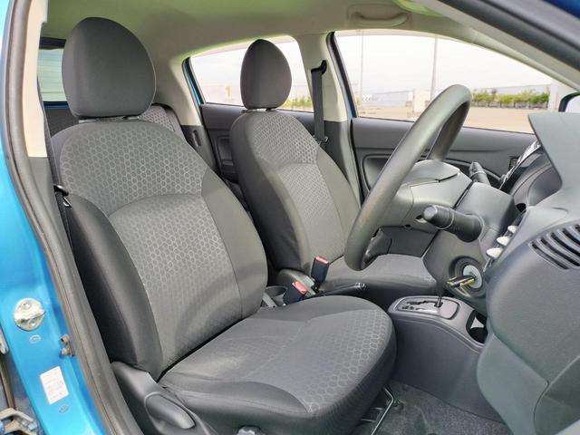 ミラージュ M キーレス ETC 車検整備付き アイドリングストップ エアコン パワステ 電動格納ミラー 走行46650km ミデアムブルーパール(40枚目)