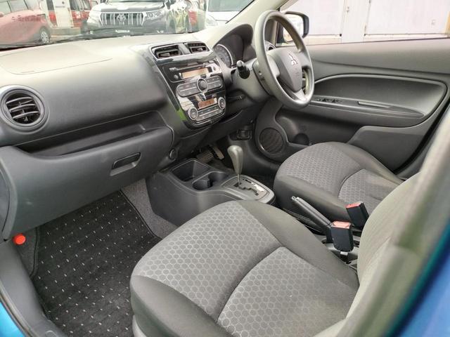 ミラージュ M キーレス ETC 車検整備付き アイドリングストップ エアコン パワステ 電動格納ミラー 走行46650km ミデアムブルーパール(41枚目)