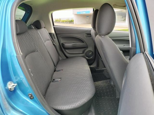 ミラージュ M キーレス ETC 車検整備付き アイドリングストップ エアコン パワステ 電動格納ミラー 走行46650km ミデアムブルーパール(45枚目)