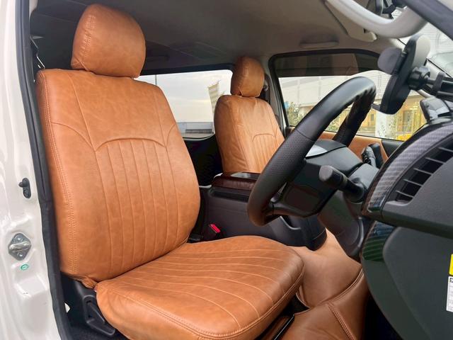 ハイエースバン ロングスーパーＧＬ　４型／プッシュスタートキー／ＬＥＤヘッドライト／社外ナビＴＶ／バックカメラ／ＥＴＣ／レザー調シートカバー／社外革巻ステアリング／社外テールレンズ／オートエアコン／車検整備付き（48枚目）