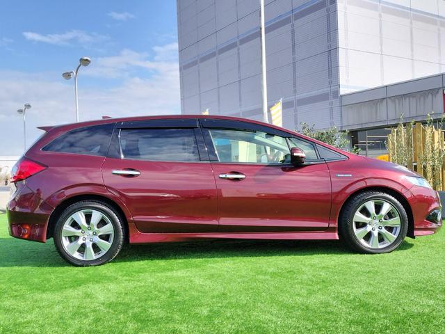 ジェイド ハイブリッドＸ　衝突軽減ブレーキ／純正フルセグナビ／バックカメラ／サイドカメラ／ＥＴＣ／スマートキー／プッシュスタート／ＬＥＤヘッドライト／オートライト／クルコン／ハーフレザーシート／純正ＡＷ（10枚目）