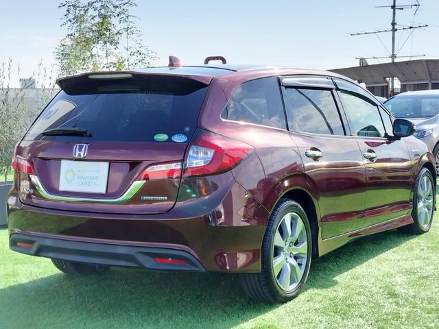 ジェイド ハイブリッドＸ　衝突軽減ブレーキ／純正フルセグナビ／バックカメラ／サイドカメラ／ＥＴＣ／スマートキー／プッシュスタート／ＬＥＤヘッドライト／オートライト／クルコン／ハーフレザーシート／純正ＡＷ（11枚目）