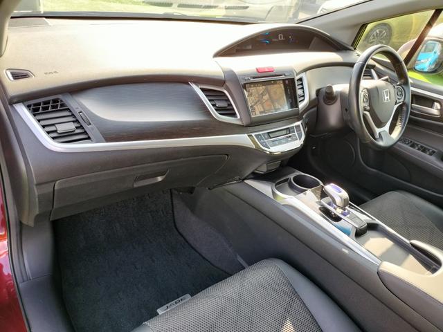 ジェイド ハイブリッドＸ　衝突軽減ブレーキ／純正フルセグナビ／バックカメラ／サイドカメラ／ＥＴＣ／スマートキー／プッシュスタート／ＬＥＤヘッドライト／オートライト／クルコン／ハーフレザーシート／純正ＡＷ（48枚目）