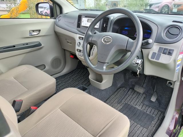 ミライース Ｘ　キーレスキー／アイドリングストップ／純正ＣＤプレーヤー／ヘッドライトレベライザー／ＣＶＴ／ＡＢＳ／電動格納ミラー／車検Ｒ９年６月２８日まで有り（35枚目）